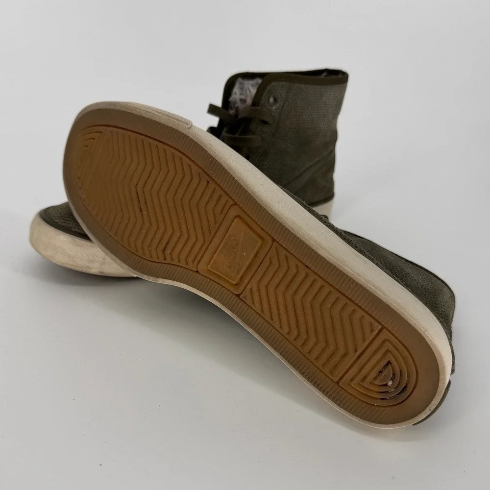 Nike Blazer Mid Premium Vintage Cargo Khaki Fur Lined 807163-336 Mens 9.5